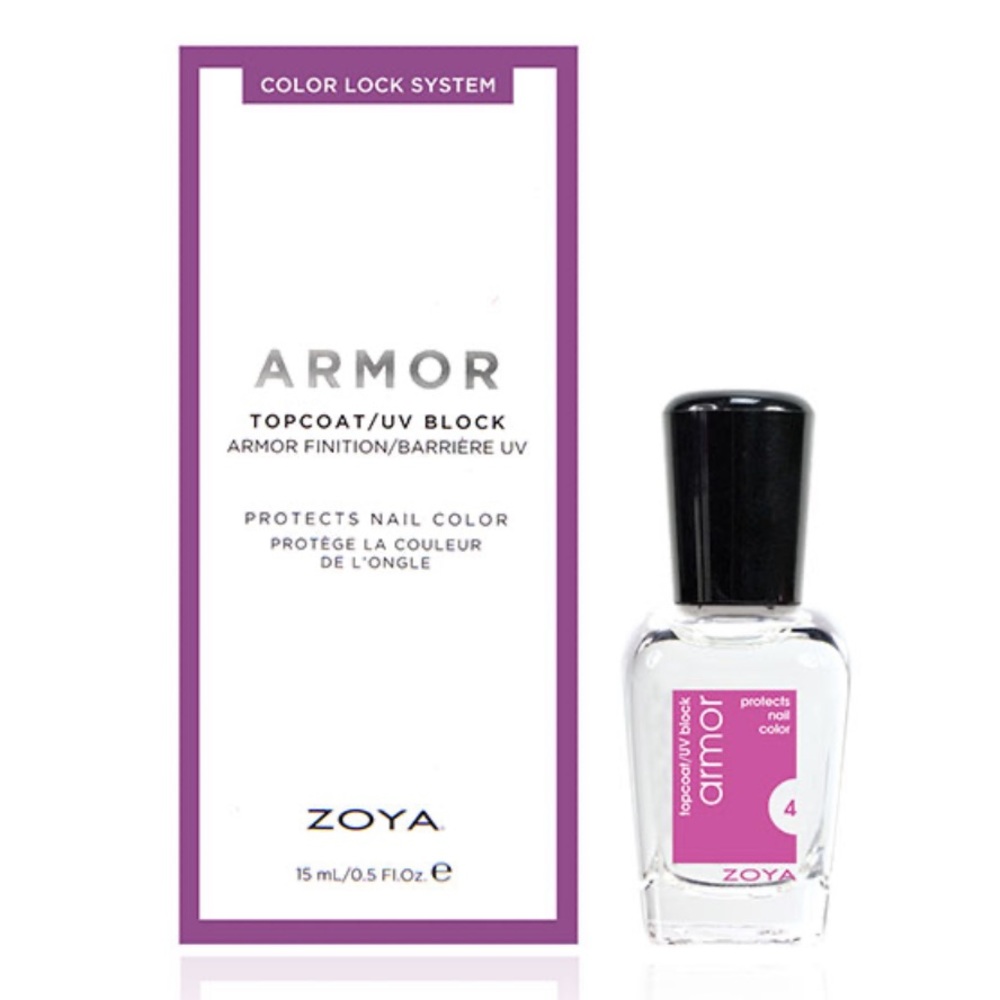 Zoya Armor, Top Coat UV block